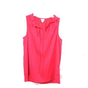 J.Crew pink Sleeveless blouse size 2